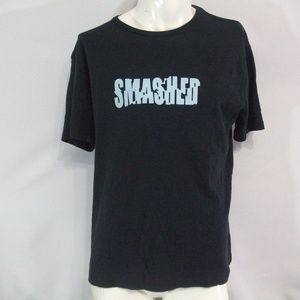 4/$20 Smashed Fcuk Mens Large Black T Shirt